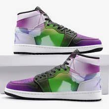 Load image into Gallery viewer, Colorful retro unisex basketball sneakers just for you! Designed by Joe Ginsberg. Material: Rubber sole (Non-marking rubber outsole for traction and durability).