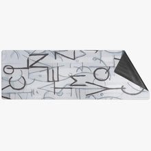 Load image into Gallery viewer, Letter Suede Anti-Slip Yoga Mat