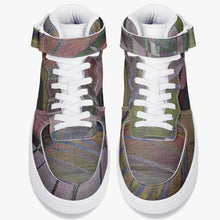 Load image into Gallery viewer, Fish unisex designer sneakers by JG. Only available at Ace Shopping Club. Leather upper with mesh lining construction. High-profile ankle support, premium leather for durability, Hook-and-loop closure guarantees a better fit.