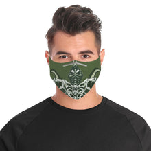 Load image into Gallery viewer, Green Turtle Designer Face Mask with Two PM 2.5 Filters
