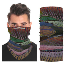Load image into Gallery viewer, Protect yourself from dust when outdoors with this 100% polyester sports scarf. Perfect for outdoor activities, this multifunctional scarf can keep the dust away and keep you warm at the same time. The product comes with 2 x disposable five-layer filter pads