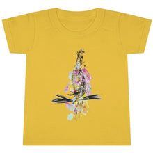Load image into Gallery viewer, Fantastic yellow parrot toddler t-shirt designed by JG and only available at Ace Shopping Club. Free Shipping.