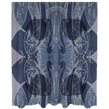 Load image into Gallery viewer, This designer curtain can block 40%-50% of the sunlight while still letting sufficient light in. It is suitable for bedrooms, living rooms, offices, hotels, etc. Material: Chiffon (100% polyester). Features: Easy to care and durable; Spliced in the middle into 2 pieces. Choose your size from the chart below. Free shipping.