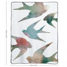 Load image into Gallery viewer, Birds Nursery Blanket