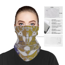 Load image into Gallery viewer, Lion Designer Bandana with Filter Pads