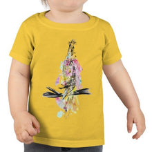 Load image into Gallery viewer, Fantastic white parrot toddler t-shirt designed by JG and only available at Ace Shopping Club. Free Shipping.