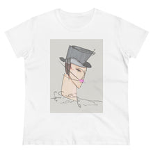 Load image into Gallery viewer, White crop-top designer t-shirts for women at Ace Shopping Club. We welcome you to shop with us! www.aceshoppingclub.com