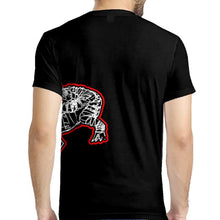 Load image into Gallery viewer, This Croc gym t-shirt us specially designed by Joe Ginsberg. Material: 100% Q Milch (sustainable & organic synthetic fabric from milk). Regular fit. Sublimation printed, Cut & Hand-sewn. Double-stitched & reinforced seams.