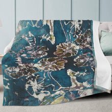 Load image into Gallery viewer, Beautiful handmade designer throw for your living room or bedroom. Material: Premium suede polyester fabric on the top layer, guarantee a better touch feeling with a soft and comfy interior lining to keep warm in winter. Machine wash in cold water, Do Not Bleach, Gentle Cycle. Free Shipping.