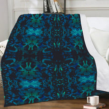Load image into Gallery viewer, Beautiful handmade designer throw for your living room or bedroom. Material: Premium suede polyester fabric on the top layer. Soft and comfy interior lining to keep you warm in wintertime. Machine wash in cold water, Do Not Bleach, Gentle Cycle. Free Shipping.