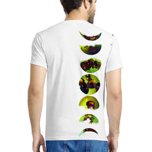 Load image into Gallery viewer, Designer Moon Eclipse special organic fitness t-shirt designed by Joe Ginsberg for Ace uniquely. Material: 100% Q Milch (sustainable & organic synthetic fabric from milk).