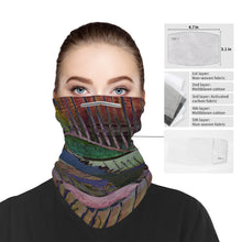 Load image into Gallery viewer, Protect yourself from dust when outdoors with this 100% polyester sports scarf. Perfect for outdoor activities, this multifunctional scarf can keep the dust away and keep you warm at the same time.