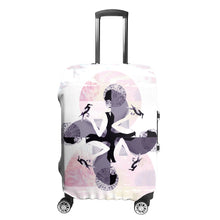 Load image into Gallery viewer, This luggage cover is specially designed to protect your favorite suitcase, an essential accessory for your business trip. Side slits for luggage handles and a zipper on the bottom to securely tight fit. Shop at Ace.