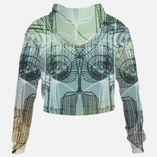 Load image into Gallery viewer, Super stylish crop top sweatshirt just for you! Handmade with premium polyester blend fabric, guarantee the soft wearing feeling. Classic round collar style. High-rise Cropped Type. Adjust/Care Instructions. Machine wash, gentle or delicate, Tumble dry at a low heat (not exceeding 55° C). Free shipping.