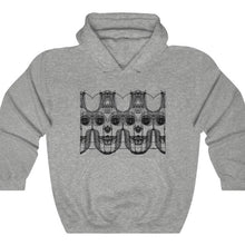 Load image into Gallery viewer, This grey hoodie is crafted for comfort, this lighter weight sweatshirt is perfect for relaxing. Once put on, it will be impossible to take off. Designed by Joe Ginsberg for Ace. Classic fit. Material: 50% Cotton; 50% Polyester. Medium fabric (8.0 oz/yd² (271.25 g/m²). Runs true to size. Free Shipping.