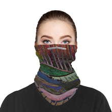 Load image into Gallery viewer, Protect yourself from dust when outdoors with this 100% polyester sports scarf. Perfect for outdoor activities, this multifunctional scarf can keep the dust away and keep you warm at the same time. The product comes with 2 x disposable five-layer filter pads