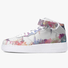 Load image into Gallery viewer, Fantastic unisex designer sneakers. Material: Leather upper with mesh lining construction. High-profile ankle support, premium leather for durability, Hook-and-loop closure guarantees a better fit. Soft EVA padded insoles. EVA outsole for traction and exceptional durability.