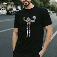 Load image into Gallery viewer, This updated essential robot t-shirt fits like a well-loved favorite. Super soft cotton and excellent quality print makes one to fall in love with it over and over again. Designed by Joe Ginsberg. Retail fit. Material: 100% Soft cotton (fibre content may vary for different colors). Runs true to size. Free shipping.