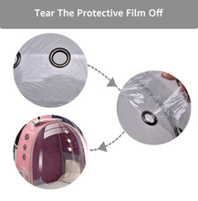 Load image into Gallery viewer, This pet backpack is create to bring along your pet. This travel pet carrier is for cats and small dogs. Weight: 11-14.3 pounds ( 5-6.5kg). Material: Plastic. Feature: Breathable. Size: 12.2 x 16.5 x 11 inches Deep (31 x 42 x 28 cm Deep). Free shipping. NOTE: IMPORTANT! Remove the protective film before usage. IMPORTANT!