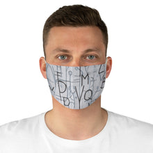 Load image into Gallery viewer, Letters Designer Fitness Face Mask