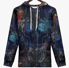 Load image into Gallery viewer, Cool and casual streetwear designer hoodie for men. Class fit type. Durable zipper up closure. Handmade with premium polyester blend fabric, guarantees a soft feeling.