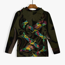 Load image into Gallery viewer, Premium designer kids hoodie to add to your child's closet. Handmade with premium polyester blend fabric. Guaranteed a soft wearing feeling. Reinforced cuffs and waist. Durable.