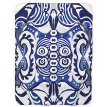 Load image into Gallery viewer, Best blue and white throw for your sofa at Ace Shopping Club. Shop with us now! www.aceshoppingclub.com