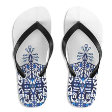 Load image into Gallery viewer, Blue sports flip-flops for women at Ace Shopping Club. We welcome you to shop with us! www.aceshoppingclub.com