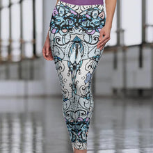 Load image into Gallery viewer, Light Blue Casual Designer Leggings
