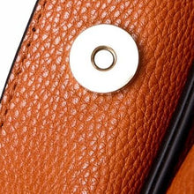 Load image into Gallery viewer, This beautiful large large capacity brown leather handbag is perfect for everyday use. Closure Type: Hasp. Hardness: Soft. Lining Material: Synthetic Leather. Number of Handles/Straps: Two. Interior: Interior Compartment, Zipper Pocket, Slot Pocket, Cell Phone Pocket. Size: 11.81 x 1.97 x 7.87 inches (0cm x 5cm x 20cm). Free shipping.