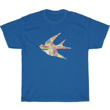 Load image into Gallery viewer, Blue designer  t-shirts with bird graphic at Ace Shopping Club. Shop with us for premium T-shirts. www.aceshoppingclub.com
