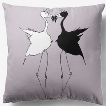 Load image into Gallery viewer, This Flamingo pillow is custom designed by Joe Ginsberg and the perfect addition for your toddler room or nursery. Shop at Ace Shopping Club for all your toddler and baby room products.
