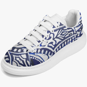 These blue and white sneakers are designed by Joe Ginsberg and only available at Ace Shopping Club. Leather upper with mesh lining construction. Soft EVA padded insoles. Reinforced EVA outsole for traction and exceptional durability. Lifestyle design, suitable for daily occasions. Free Shipping.