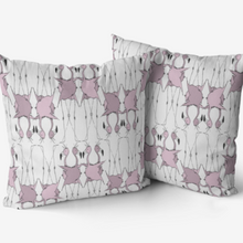 Load image into Gallery viewer, This Flamingo throw pillow is custom designed by Joe Ginsberg and the perfect addition for your toddler room or nursery. Shop at Ace Shopping Club for all your baby products.
