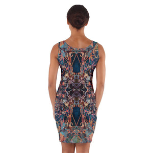 This Designer dress is designed by Joe Ginsberg. The collection was inspired by the oceans that surround us. This dress is perfect for a night out in the city. With a simple front wrap design, it's a fun piece to customize and make your own. 