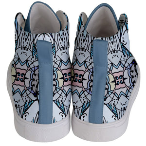 Lace them up and walk that extra mile with these JG signature collection hi-top sneakers. Free shipping. 
