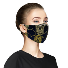 Load image into Gallery viewer, This collectible face mask is made of skin-friendly polyester material that is breathable and comfortable to wear. Comes with a set of two PM2.5 filters (made from non-woven fabric, melt-blown cotton, and activated carbon fabric). It is perfect for everyday use. Soft and breathable. Bendable Nose Wire. Filter Pocket.
