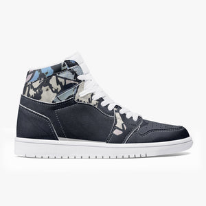 Blue Turtle High-Top Sneakers | Unisex