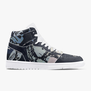 Blue Turtle High-Top Sneakers | Unisex