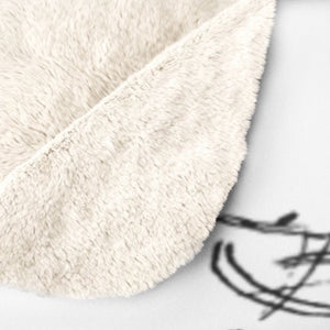 Flowers Sherpa Fleece Blanket