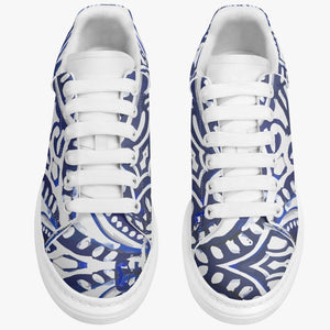 These blue sneakers are designed by Joe Ginsberg and only available at Ace Shopping Club. Leather upper with mesh lining construction. Soft EVA padded insoles. Reinforced EVA outsole for traction and exceptional durability. Lifestyle design, suitable for daily occasions. Free Shipping.