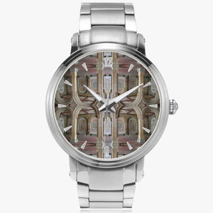This watch is a unique gift for someone who loves architecture. Classic Analogues high quality automatic mechanical movement watch. High-density stainless steel body, accurate timing, suitable for business and casual occasions. 
