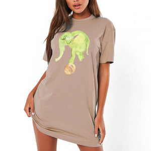 Little Elephant Designer T-shirt Dress