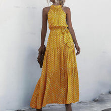 Load image into Gallery viewer, Yellow Long Summer Dress
