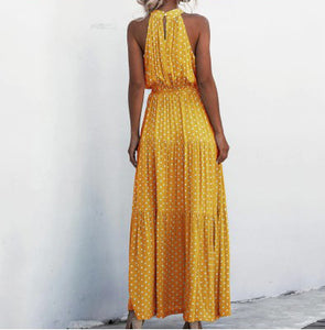 Yellow Long Summer Dress