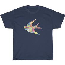 Load image into Gallery viewer, Navy Blue t-shirts with a bird graphic at Ace Shopping Club. Shop with us for premium T-shirts. www.aceshoppingclub.com
