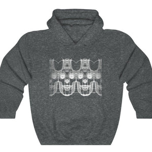 Crafted for comfort, this lighter weight sweatshirt is perfect for relaxing. Once put on, it will be impossible to take off. Designed by Joe Ginsberg for Ace. Classic fit. Material: 50% Cotton; 50% Polyester. Medium fabric (8.0 oz/yd² (271.25 g/m²). This dark grey hoodie runs true to size. Free Shipping.