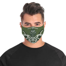 Load image into Gallery viewer, Green Turtle Designer Face Mask with Two PM 2.5 Filters
