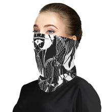 Load image into Gallery viewer, Designer Geometric Bandana with Two Filter Pads
