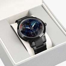 Load image into Gallery viewer, This watch is a unique gift for someone who loves fishing. Designer by Joe Ginsberg. Classic analogues high quality automatic mechanical movement watch. High-density stainless-steel body. The best gifts for him!
